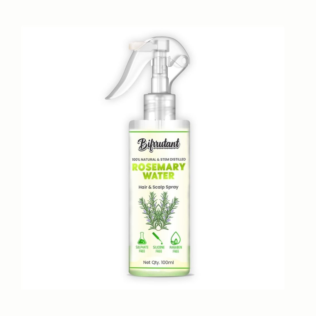 BIFRRUTANT Rosemary Leave Hair Growth Spray for Hair Elasticity Improvement (100 ml)